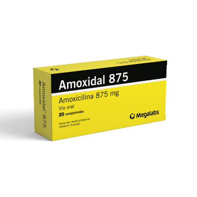 Amoxidal 875 Mg. 20 Comp. Amoxidal 875 Mg. 20 Comp.