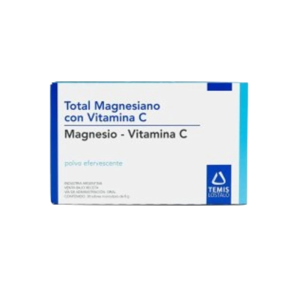 TOTAL MAGNES. CON VIT C PVO FERV CJX30 S
