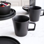 MUG ASA RECTA STONEWARE 325ML D9.5x9CM TOKIO NEGRO MUG ASA RECTA STONEWARE 325ML D9.5x9CM TOKIO NEGRO