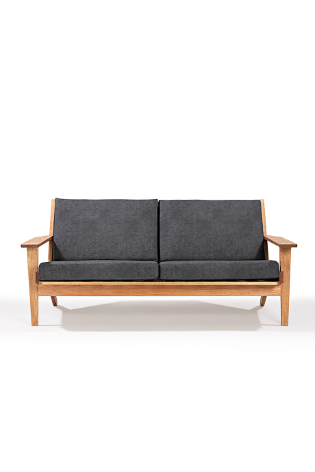LOTUS SOFA SOFA LOTUS 3 LUGARES ACQUABLOCK NEGRO 185x87x86CM JATOBA