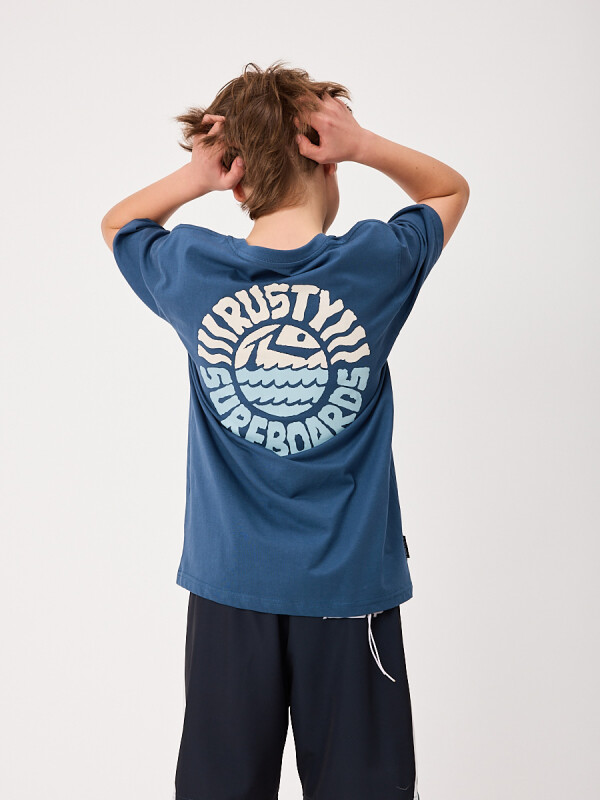 T-SHIRT REESE TEEN RUSTY Azul