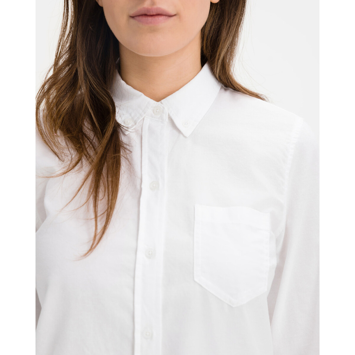 V-FRCH FITTED OXFORD - OPTIC WHITE 