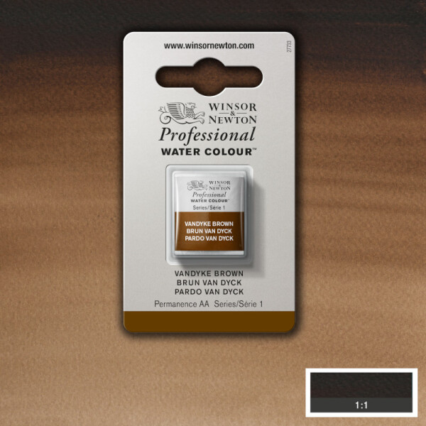 Acuarela profesiona Half Pan - Winsor & Newton Tonos Tierra