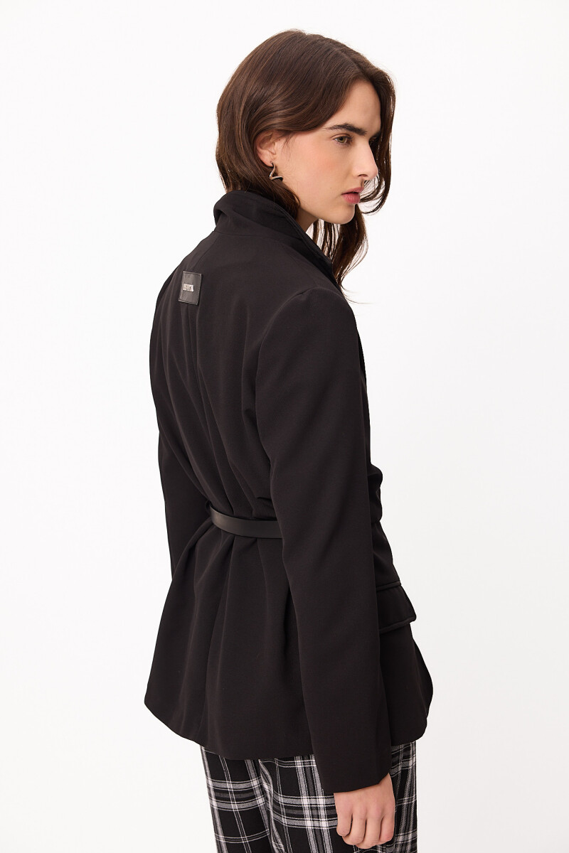 Blazer Simple Negro