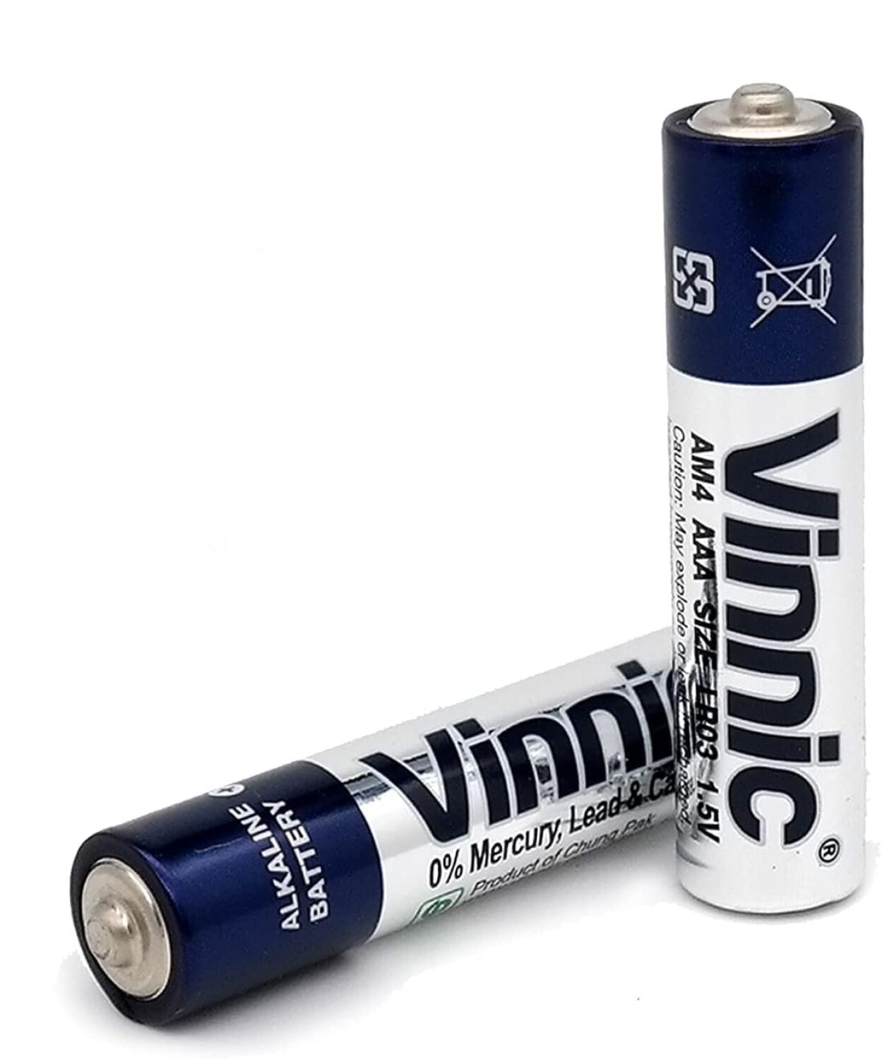 Pilas Alcalinas Vinnic Triple A AAA X4 Batería Calidad — Atrix