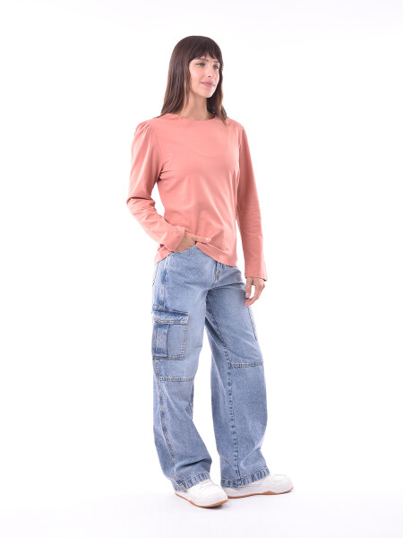 REMERA MOHANA MARRON MEDIO