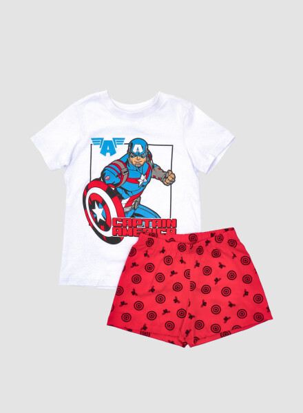 Pijama infantil captain america Blanco