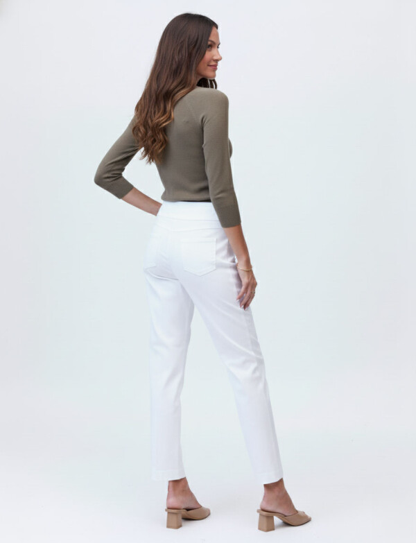 Pantalon Pull On BLANCO