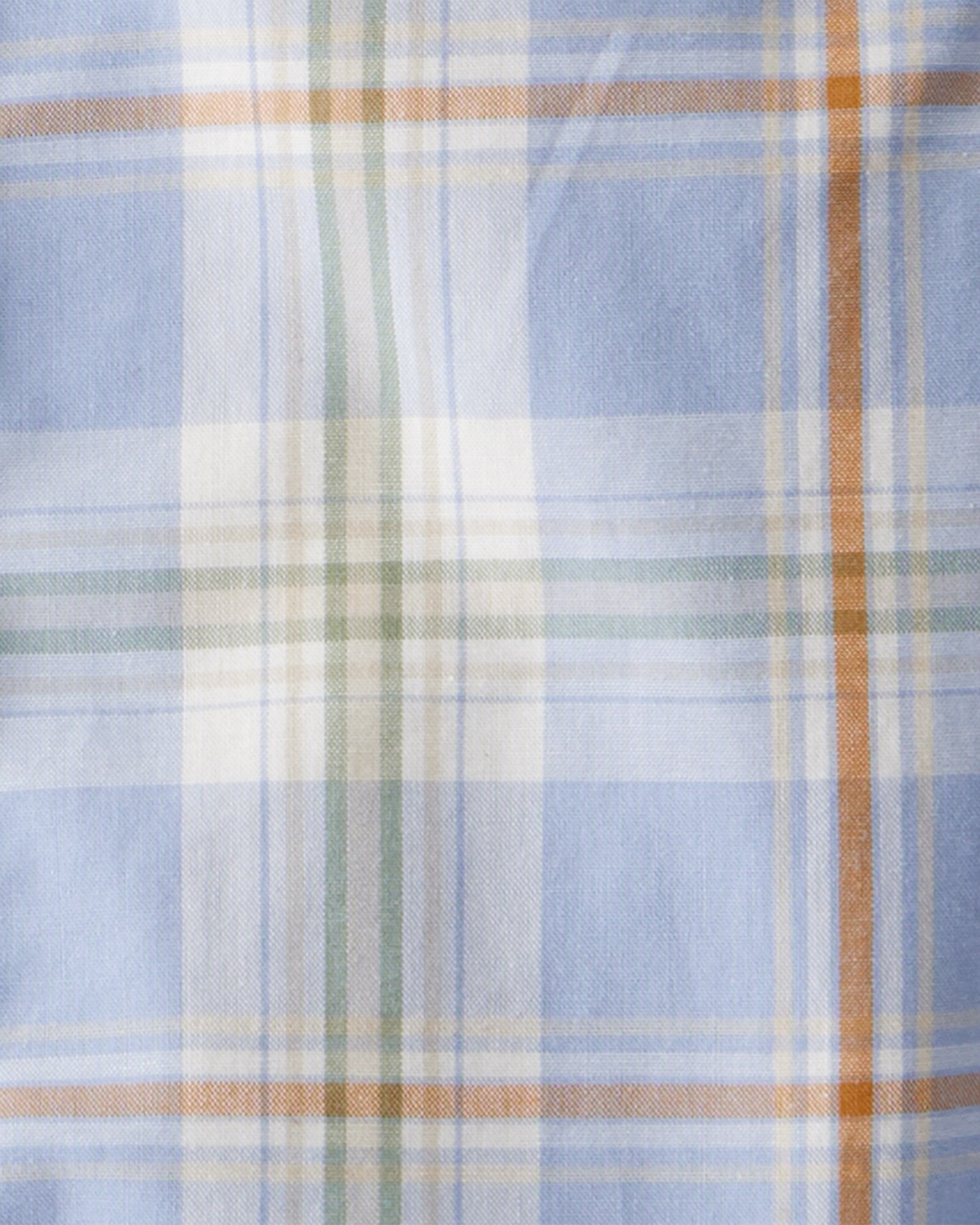 Body de popelina, tipo camisa, diseño a cuadros Sin color