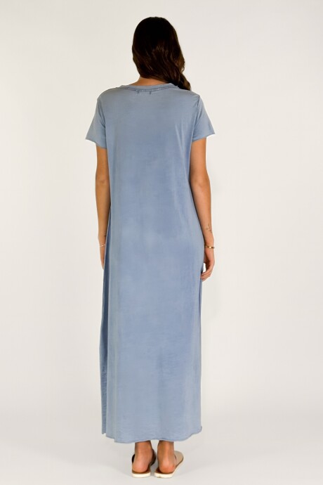 VESTIDO NAVARRA Celeste