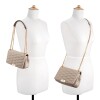 Crossbody Lamae Convertible Xbody Flap Pumice