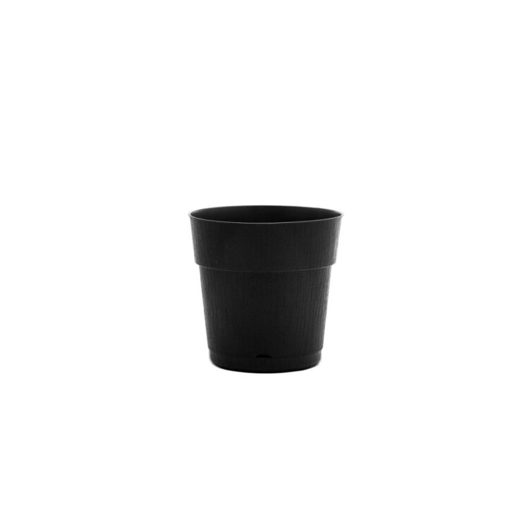 Maceta de plastico redonda con plato 13,5 litros Beige Maceta de plastico redonda con plato 13,5 litros Beige