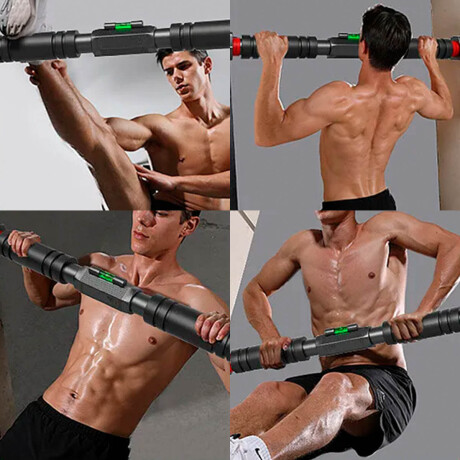 Barra Dominadas Pared Piso Extensible 100cm 120kg Barra Dominadas Pared Piso Extensible 100cm 120kg