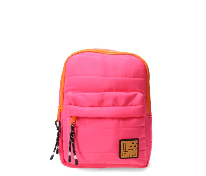 Mochila UNGA con forma cuadrada Fuxia