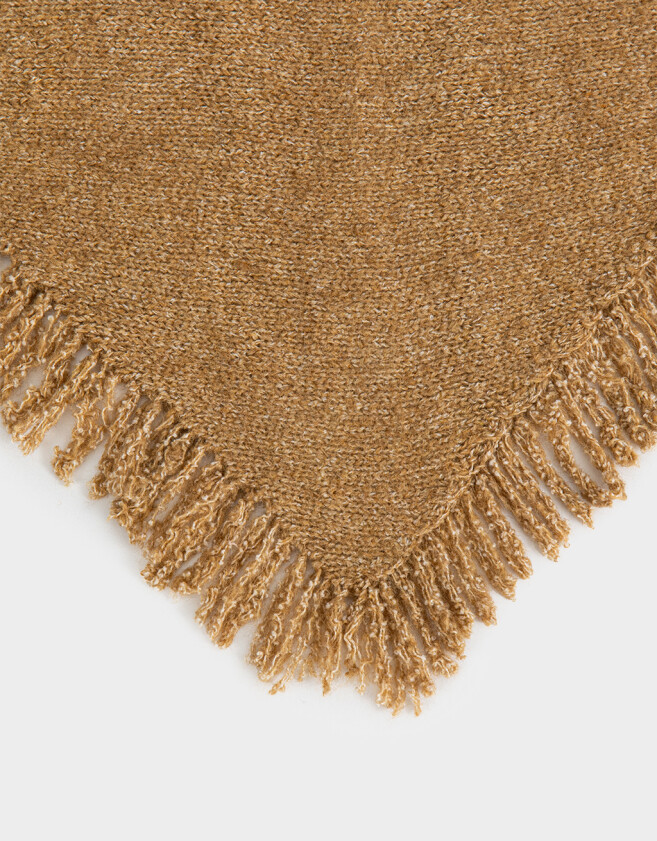 Bufandas Bufanda Formato Bandana - Marron Beige