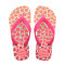 Sandalias Infantiles Havaianas Hav.Kids Flores Blanco - Rosado - Fucsia