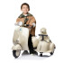 Moto A Bateria Niños Vespa Con Sidecar MOTO ELECTRICA VESPA SIDECAR