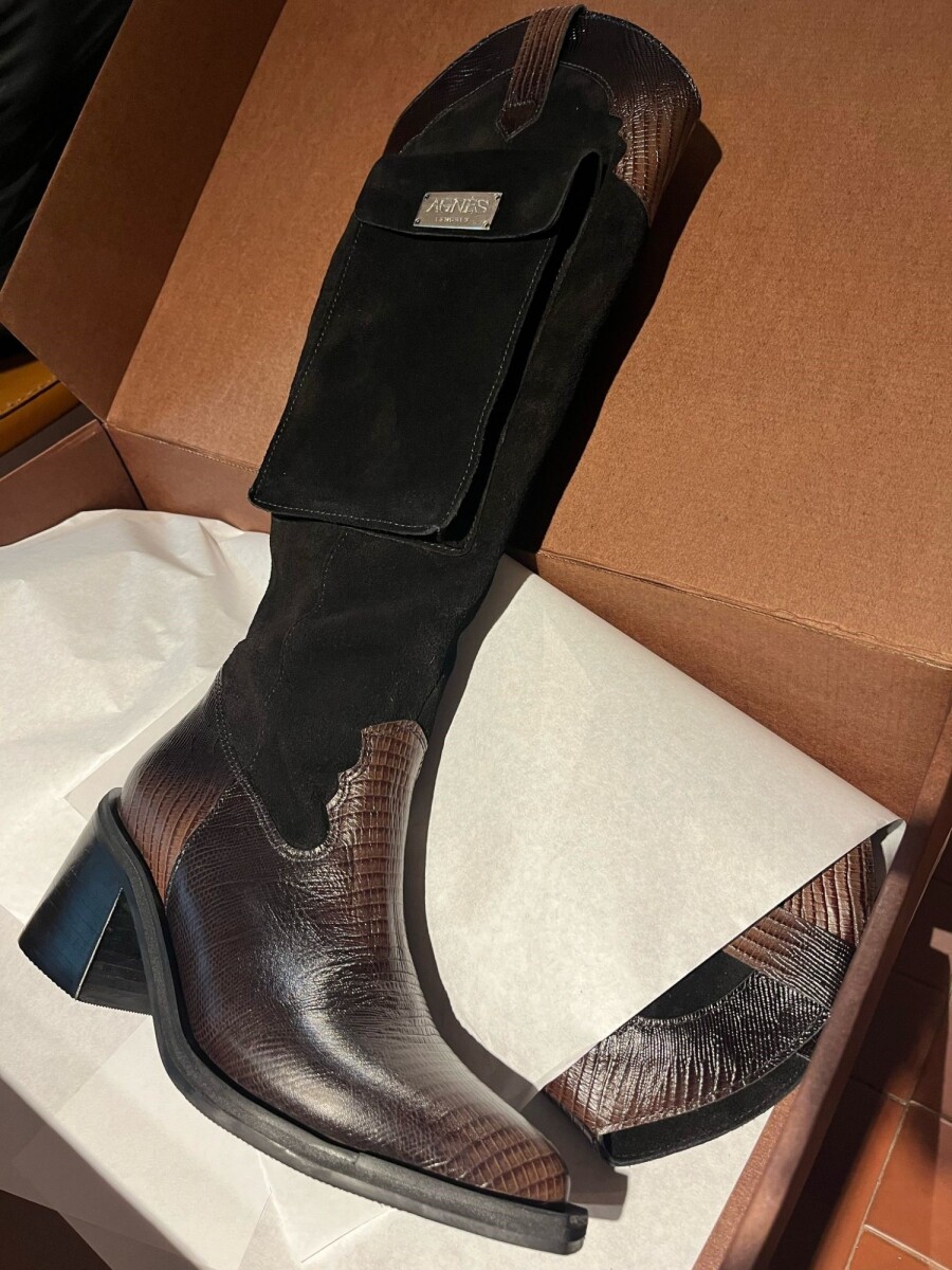 Pocket Boots - Gamuza Negra 