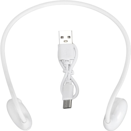 Auriculares Bluetooth Diseño Abierto Cómodo Ligero Blanco