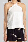 VALE HALTER TOP Gold