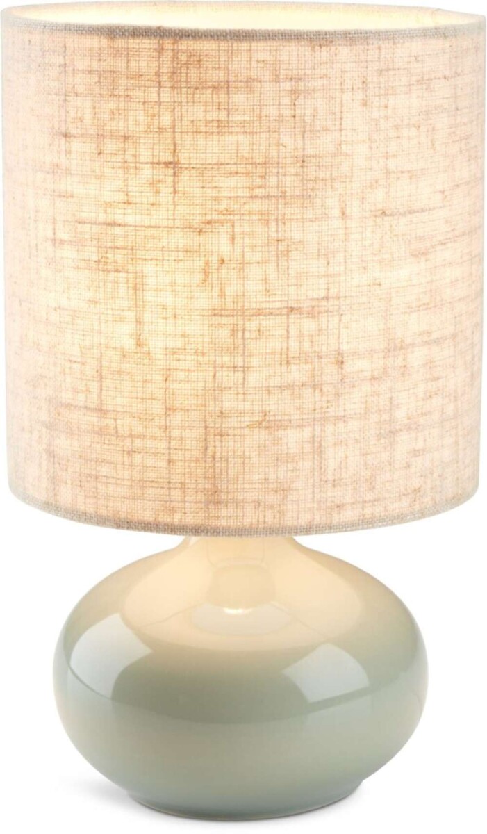 Lampara Mesa Eivin Ø15Xa25Cm - Porcelana 