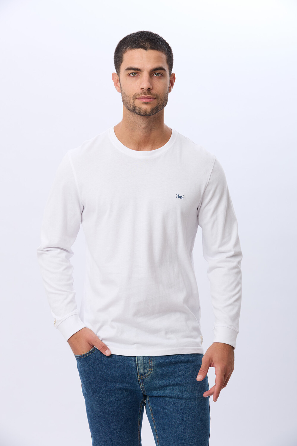 REMERA LISA DE ALGODÓN Blanco