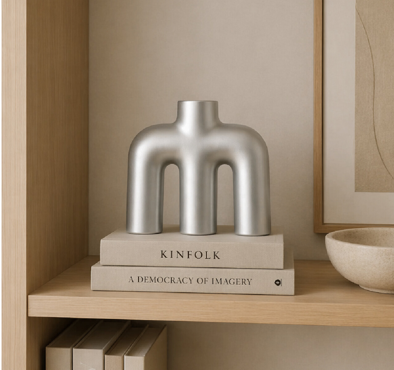 Jarrón Deco Milo - Silver 