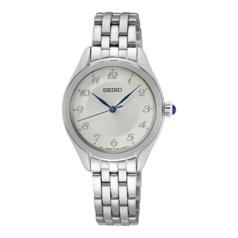 Reloj Seiko SUR379P1 para mujer con correa de acero plateada Plateado