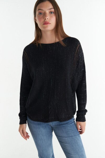 Sweater Ignacia Negro Lurex