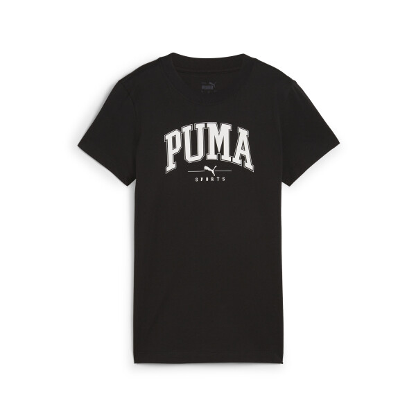Remera Puma SQUAD Graphic Tee de Mujer - 681537 01 Negro