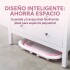 Baño Plegable Termómetro + Colchón Bebé Baby Antideslizante Color Variante Celeste