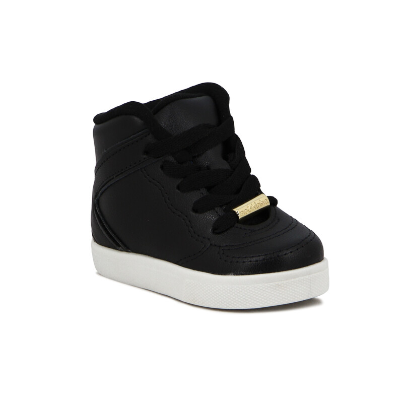 Molekinha Calzado Deportivo Mid Acordonado Negro