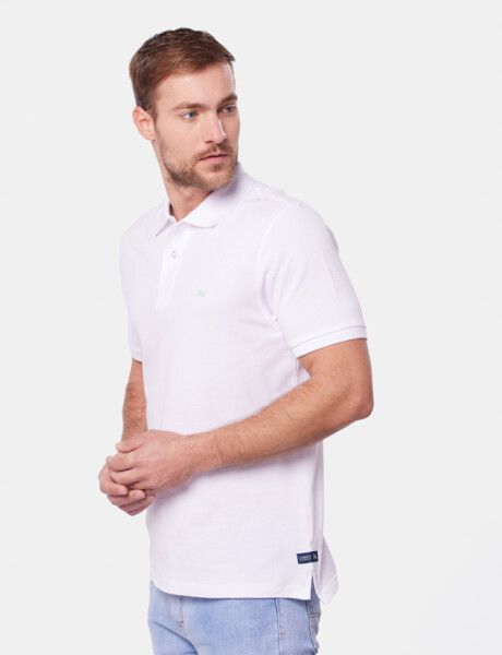 POLO PIQUE LISA Blanco