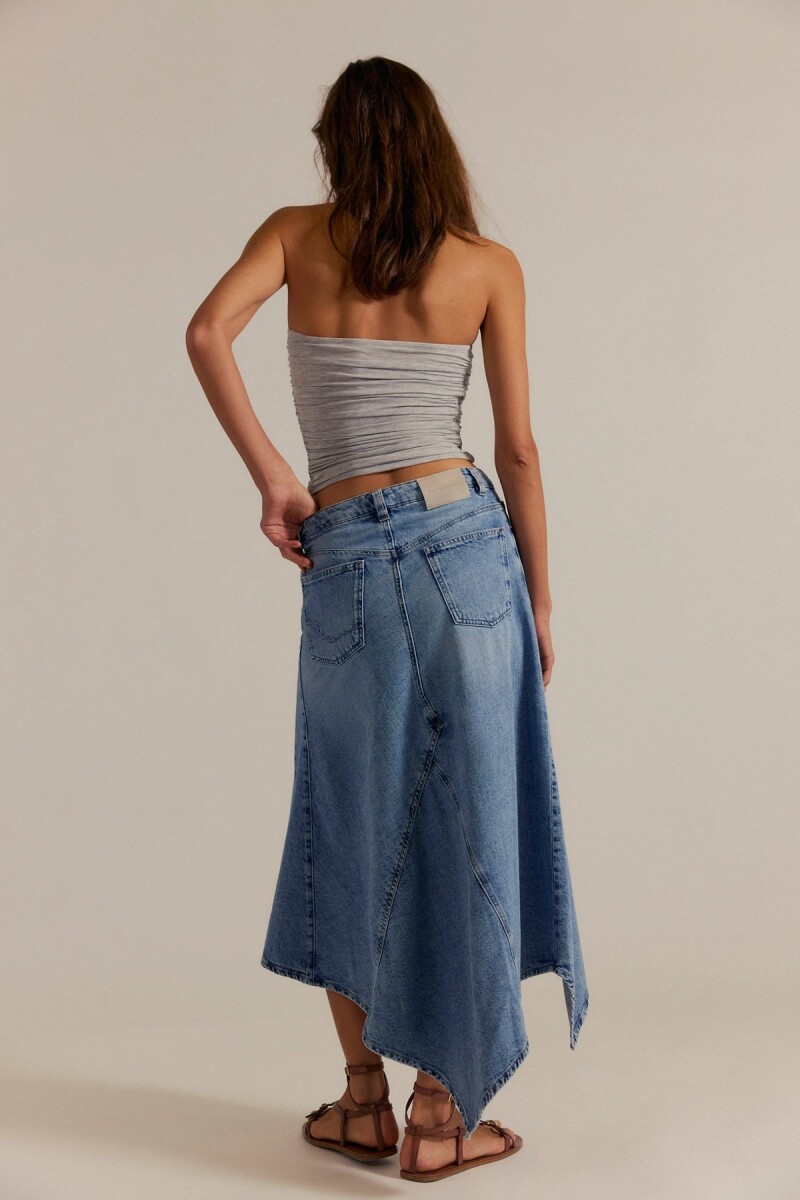 FALDA MAXI AQUARIUS Azul