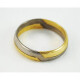 Alianzas 4.5 Mm De Ancho Oro 18 K Dos Tonos Alianzas 4.5 Mm De Ancho Oro 18 K Dos Tonos