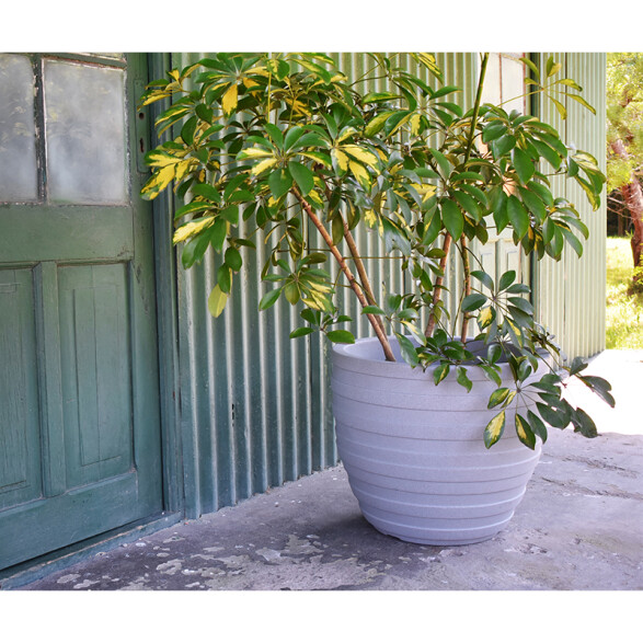 Maceta "INCA" Ø53 x 45cm. símil mármol -TRAMONTINA TD0203