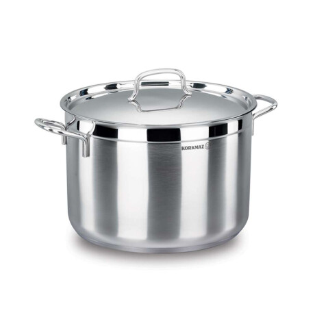 Olla 11Lts Acero Inox C/Tapa Alfa Korkmaz. 28X18Cm