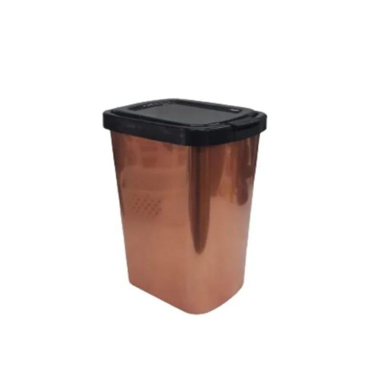 PAPELERA / TACHO DE RESIDUOS 9 LT CON TAPA CLICK - DORADO 
