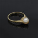 Anillo En Oro 18K Y Perla Anillo En Oro 18K Y Perla