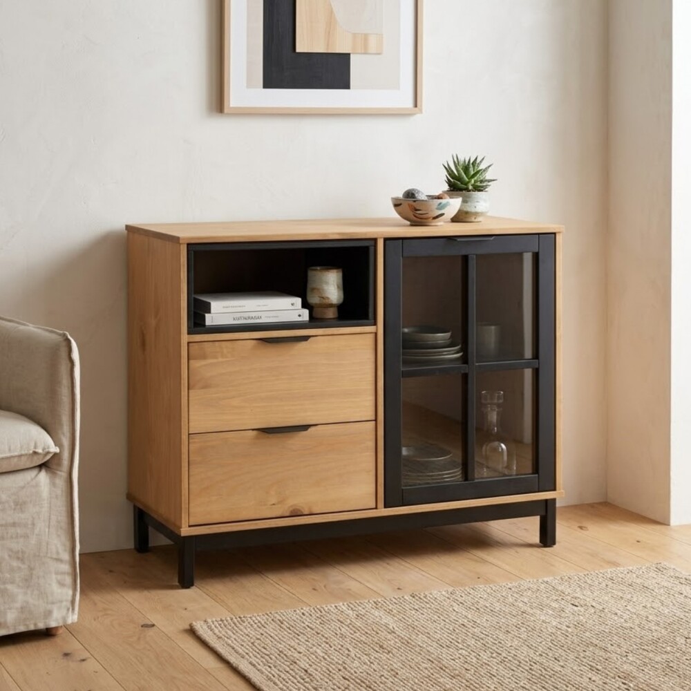 Aparador Bargueño - Madera - Denise Aparador Bargueño - Madera - Denise