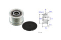 Polea Alternador Marcha Libre Mercedes Benz Sprinter 313Cdi 413 Cdi Doble Rueda Trasera/Sprinter 313Cdi 413 Cdi Rueda Sencilla T Polea Alternador Marcha Libre Mercedes Benz Sprinter 313Cdi 413 Cdi Doble Rueda Trasera/Sprinter 313Cdi 413 Cdi Rueda Sencilla T