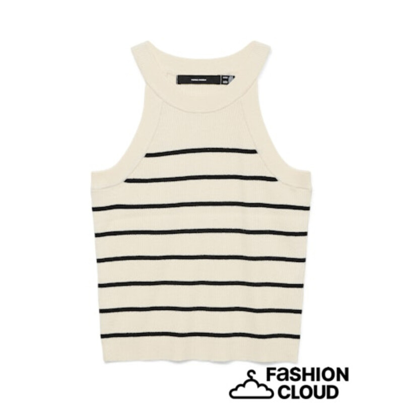 VMSABA RIB SL O-NECK TOP GA NOOS BIRCH