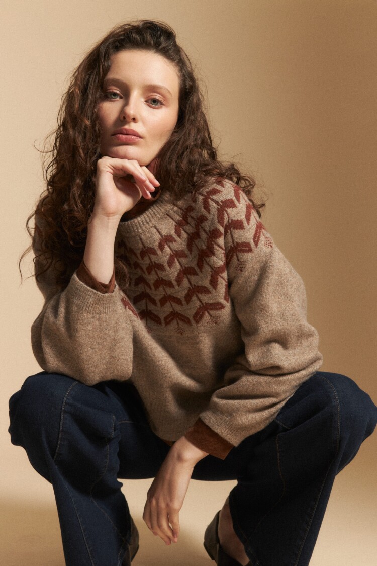 SWEATER LEOPOLD Tostado