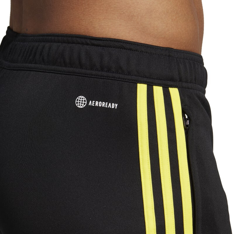 Pantalon Adidas de Hombre Tiro 23 - IC1585 Negro-amarillo