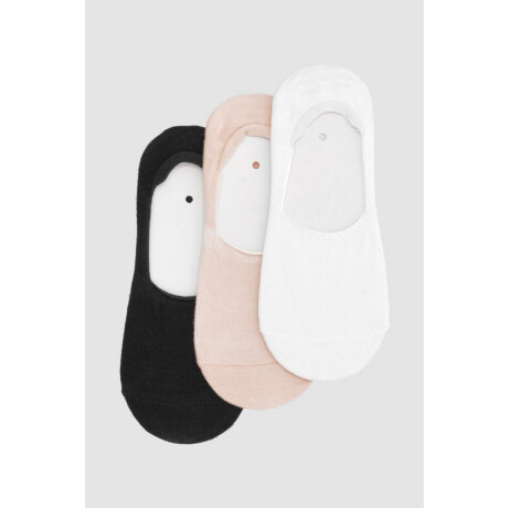 Pack de 3 medias invisibles lisas Variante 38