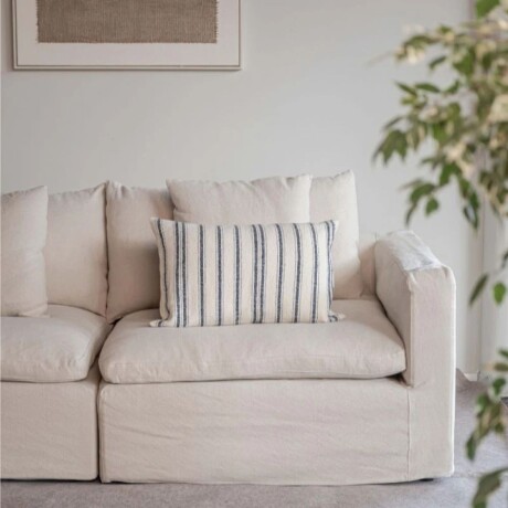 Sillon modular 3 cuerpos con chaise/puff Sillon modular 3 cuerpos con chaise/puff