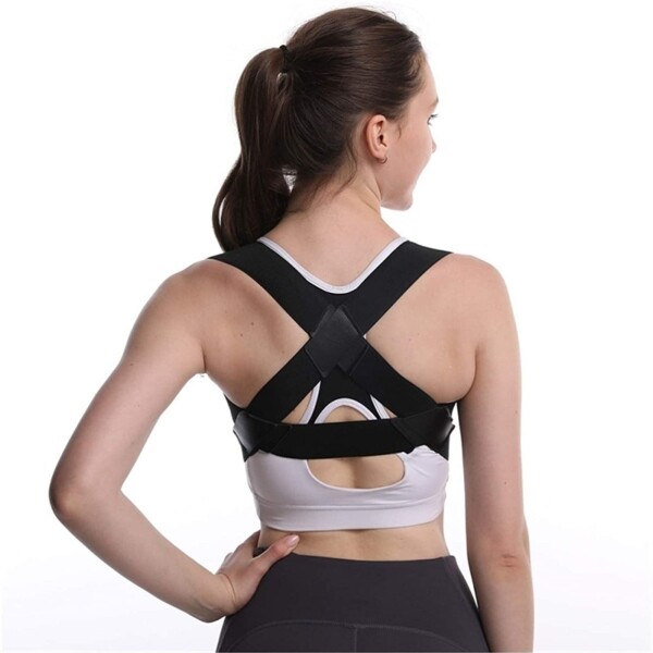 Corrector De Postura Y Lumbar Ortopédica Espalda Trabajo Variante Talla L