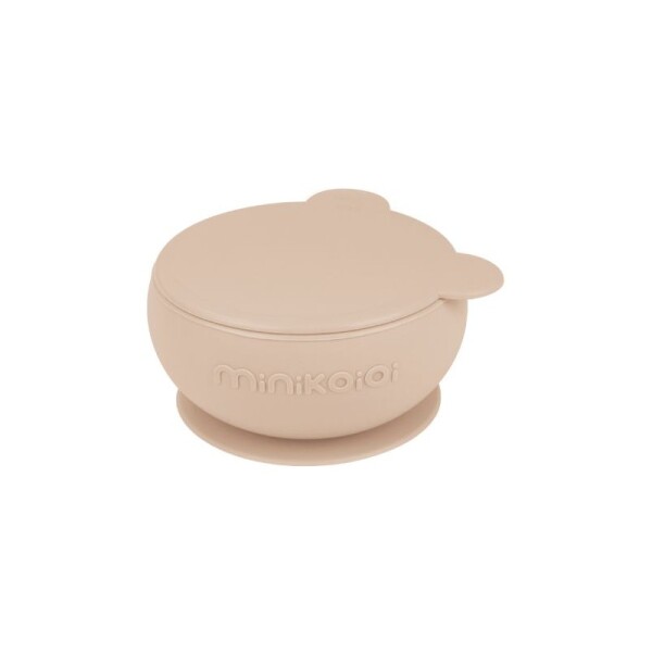 Bowl ventosa silicona Minikoioi beige