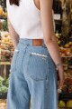 PRE VENTA JEAN WIDE XL FRUIT Celeste Con Crudo