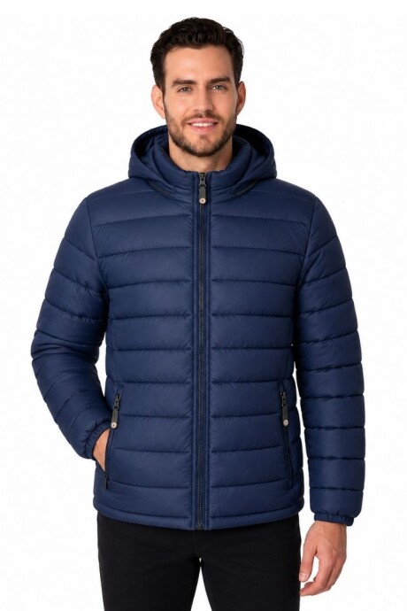 Campera capitoneada Azul Marino